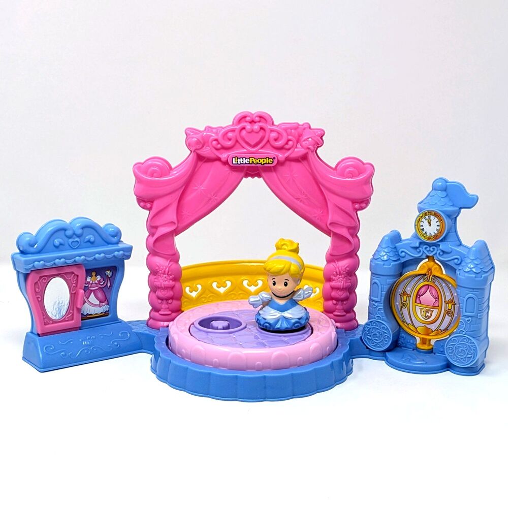 Fisher Price Little People Disney Princess CINDERELLA'S BALL Dancing Ballroom